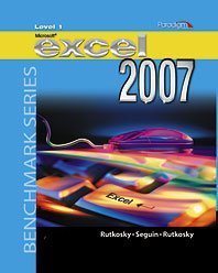 Microsoft Excel 2007, Level 1, Student Edition by Rutkosky, Nita (2008) Paperback (9780763830052) by Rutkosky, Nita