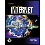 Stock image for Internet : Sytems and Applications for sale by Better World Books: West