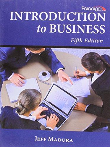 Beispielbild fr Introduction to Business 5th Edition zum Verkauf von a2zbooks