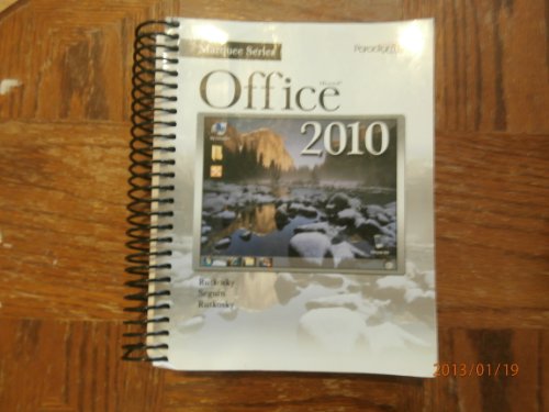 Imagen de archivo de Marquee Series: Microsoft Office 2010 a la venta por BookHolders