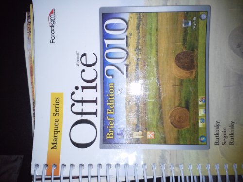 Stock image for Marquee Series: MicrosoftOffice 2010--Brief Edition : Text with Data Files CD for sale by Better World Books