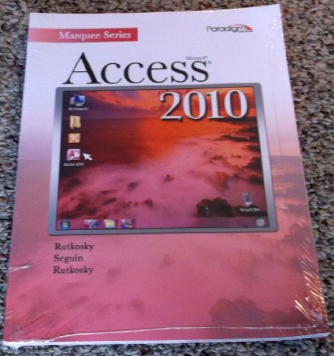 9780763837846: Marquee Series: Microsofta Access 2010: Text with data files CD Marquee Series