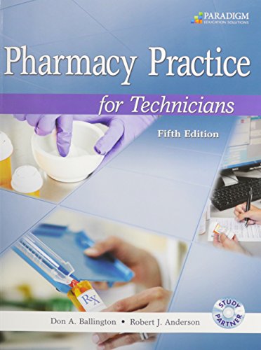 Beispielbild fr Pharmacy Practice for Technicians Text with CD zum Verkauf von Better World Books
