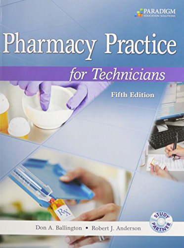 9780763852269: Pharmacy Practice for Technicians: Text with Study Partner CD