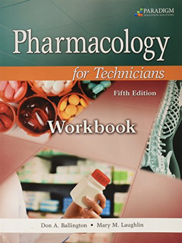 9780763852283: Pharmacology for Technicians