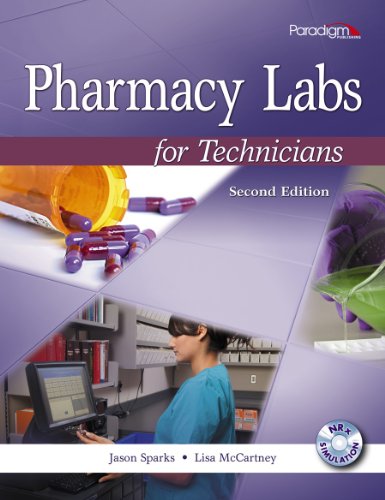 Beispielbild fr Pharmacy Labs for Technicians, Second Edition [Text Only] zum Verkauf von BookHolders