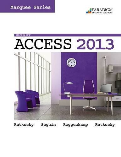 Stock image for Microsoft Access 2013 (Marquee Series) by Nita Rutkosky (2014-05-30) for sale by Blue Vase Books