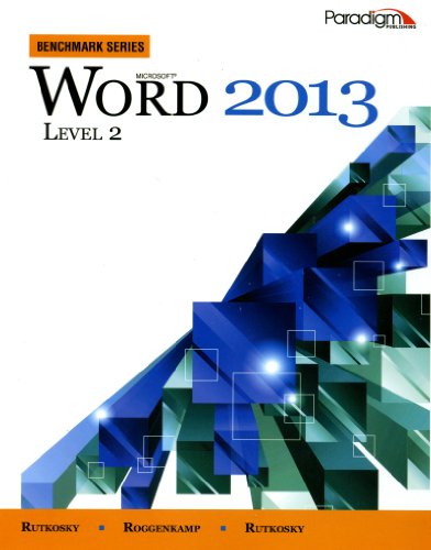 9780763853884: Benchmark Series: Microsoft Word 2013 Level 2: Text with data files CD