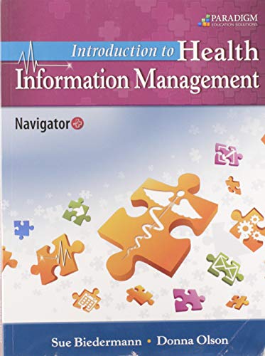 Beispielbild fr Introduction to Health Information Management, Text zum Verkauf von Better World Books