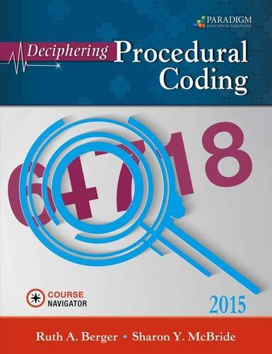 Beispielbild fr Deciphering Procedural Coding: Text with Course Navigator zum Verkauf von Reuseabook