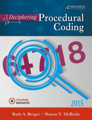 Imagen de archivo de Deciphering Procedural Coding: Text with Course Navigator a la venta por Reuseabook