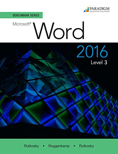 9780763867621: Benchmark Series: Microsoft Word 2016 Level 3: Text