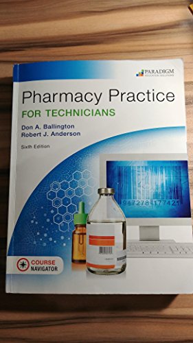 Stock image for Pharmacy Practice for Technicians : Text for sale by Better World Books