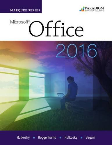 9780763868086: Marquee Microsoft Office 2016 - Ebook 1-year Access Code Via Ground Delivery: Text with physical eBook code