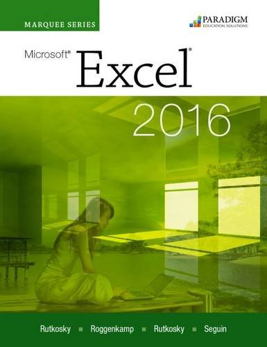 9780763868178: Marquee Series: Microsoft (R)Excel 2016: Text with physical eBook code