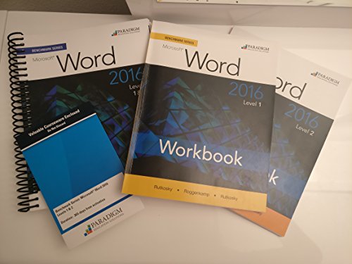 9780763869212: Benchmark Series: Microsoft Word 2016 Levels 1 and 2: Text