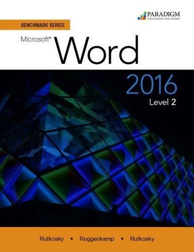 Stock image for Benchmark Series Microsoft Word 2016 Level 2 Text with physical eBook code for sale by PBShop.store US