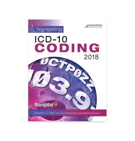 Beispielbild fr Navigating ICD-10 Coding 2018 (Standalone Book) zum Verkauf von HPB-Red