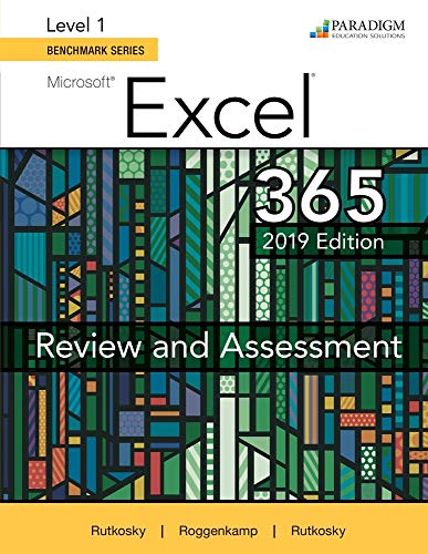 Beispielbild fr Benchmark Series: Microsoft Excel 2019 Level 1 zum Verkauf von Blackwell's