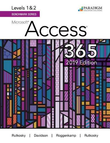 Imagen de archivo de Benchmark Series: Microsoft Access 2019 Levels 1&2 : Text a la venta por Better World Books