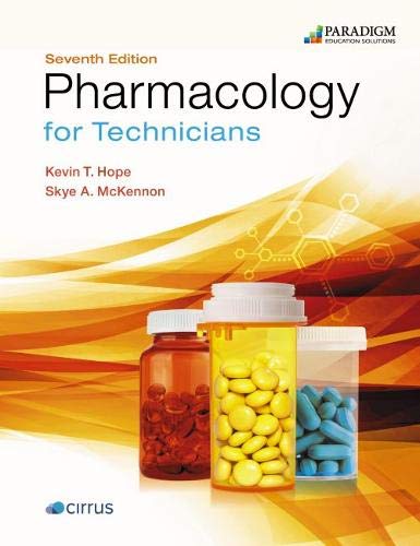 Stock image for Pharmacology For Technicians 7 Revised edition for sale by GreatBookPrices
