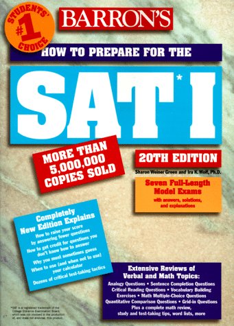 Imagen de archivo de How to Prepare for SAT I a la venta por Better World Books: West