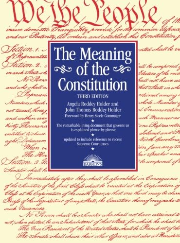 Imagen de archivo de The Meaning of the Constitution a la venta por SecondSale