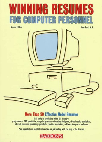 Stock image for Winning Resumes for Computer Personnel for sale by Wonder Book