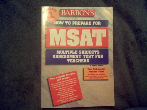 Stock image for How to Prepare for Msat: Multiple Subjects Assessment for Teachers for sale by Hawking Books