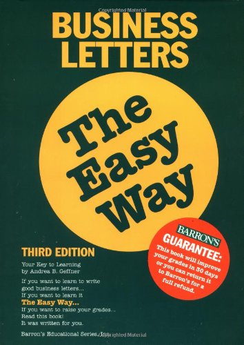 Beispielbild fr Business Letters the Easy Way zum Verkauf von Better World Books