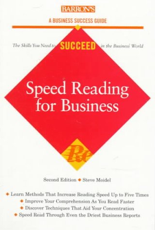 9780764104015: Speed Reading for Business (Barron's Business Success Guides)