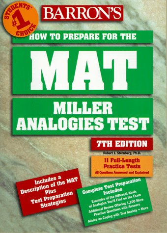 9780764104596: Barron's How to Prepare for the Mat: Miller Analogies Test