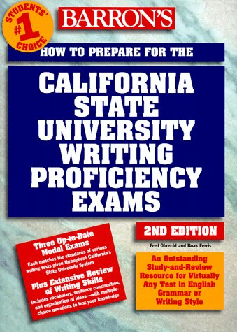 9780764104640: How to Prepare for the California State University Writing Proficiency Exams