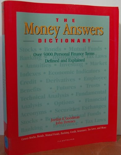 Stock image for The Money Answers Dictionary of Finance and Investment Terms for sale by Once Upon A Time Books