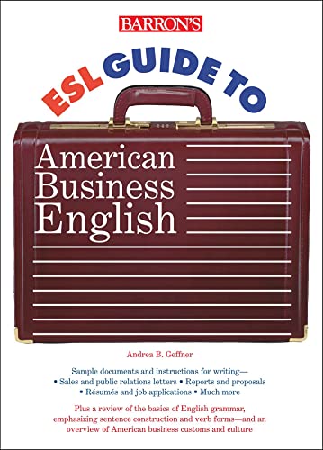 Stock image for ESL Guide to American Business English for sale by Better World Books