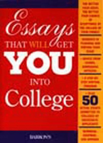 Beispielbild fr Essays That Will Get You into College zum Verkauf von Wonder Book