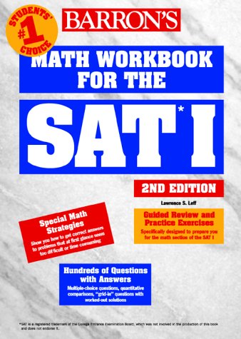Imagen de archivo de Barron's Math Workbook for the Sat I a la venta por Wonder Book
