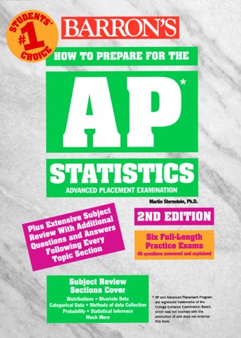 Beispielbild fr AP - Statistics : Advanced Placement Test in Statistics zum Verkauf von Better World Books