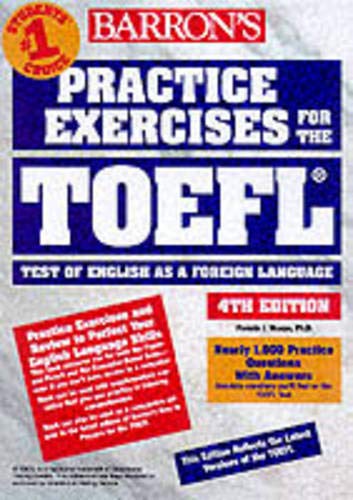 9780764111563: Practice Exercises for Toefl: Test of English as a Foreign Language