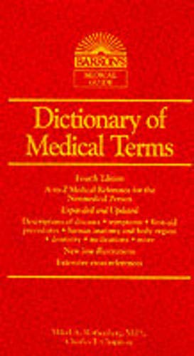 Beispielbild fr Dictionary of Medical Terms (Barron's Medical Guides) zum Verkauf von Wonder Book
