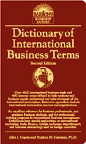 Beispielbild fr Dictionary of International Business Terms zum Verkauf von Aamstar Bookshop / Hooked On Books