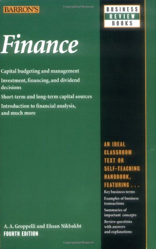 Finance (Barron's Business Review Series)