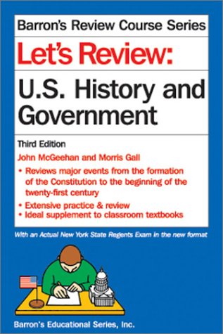 Imagen de archivo de Let's Review: U.S. History and Government a la venta por The Maryland Book Bank