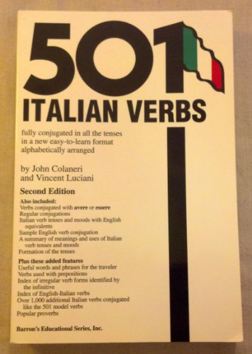 Stock image for 501 Italian Verbs (501 Verbs Series) for sale by SecondSale