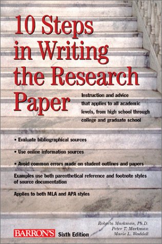 9780764113628: 10 Steps in Writing the Research Paper