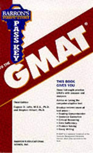 Stock image for Pass Key to the GMAT (BARRON'S PASS KEY TO THE GMAT) for sale by WorldofBooks