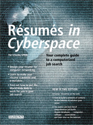 9780764114892: Resumes in Cyberspace: Your Complete Guide to a Computerized Job Search