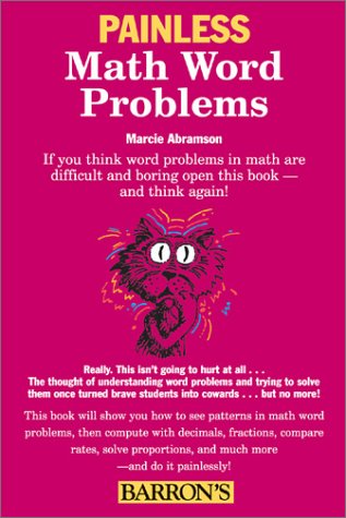 Stock image for Painless Math Word Problems (Barron's Painless) for sale by Half Price Books Inc.