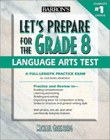 Stock image for Let's Prepare for the Grade 8 Language Arts Test for sale by Better World Books