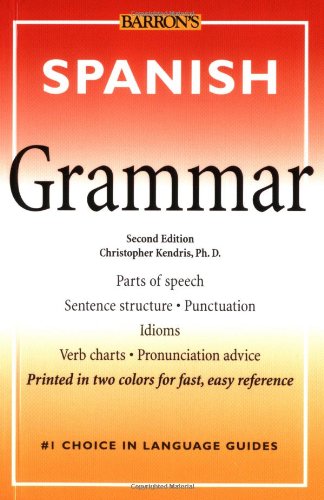 Beispielbild fr Spanish Grammar (Barron's Grammar Series) zum Verkauf von SecondSale